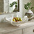 Coral Mirage White Display Bowl  with pears
