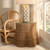 Fair Isle Side Table In Natural Seagrass room view Fair Isle Side Table In Natural Seagrass room view