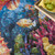 Seahorse Reef Vibrant Indoor-Outdoor Rug close up fish and reef