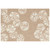 Tan and White Sand Dollar Scattered Shells Rug 2 x 3