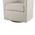 Shilshole Natural-Ivory Upholstered Swivel Chair bottom close up