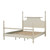 Havenport Antique Cream Beach Cottage King Bed angle view