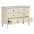 Havenport Antique Cream 6-Drawer Dresser drawers open