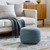 Dabob Bay Blue Braided Pouf room idea