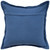 Harbor Nest Navy Embroidered Edge Pillow back