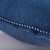 Harbor Nest Navy Embroidered Edge Pillow details