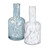 Costa White Glass Vase with blue version