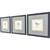 Shorebird Song II Framed Art Set – Nautical Charm in Trio Form angle view