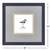 Shorebird Song II Framed Art Set – Nautical Charm in Trio Form size