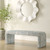 Amelia Isle Upholstered Bench with mirror 1