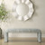 Amelia Isle Upholstered Bench with mirror 2