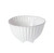 Large Aparte White Shell Shaped Footed Bowl