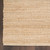 Algarve Bleached Natural Woven Jute Rug edge