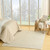 Algarve Ivory Natural Woven Jute Rug bedroom