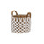 Nautical Knots Set of Three Woven Baskets - small