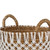 Nautical Knots Set of Three Woven Baskets top
