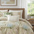 Jones Island King Duvet Collection with Throw Pillows close up