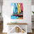Vibrant Yacht Racing Framed Art Image in entry way