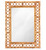 Somerset Woven Bamboo Rectangle Mirror