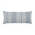 Arcadia Nautical Blue Stripe Lumbar Indoor-Outdoor Pillow