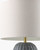 Olivia Light Grey Woven Rattan Table Lamp