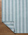 Harborside Blue Striped Outdoor Safe Rug back side