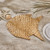 Fish Shaped Woven Water Hyacinth Charger on table