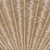 Scallop Shell Shaped White Woven Rattan Charger close up