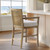Bermuda Light Natural Cane Woven Counter Stool - counter example