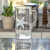 Starfish Engraved Glass Handled Pitcher empty 2