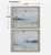 Breezy Sea Vistas Set of Framed Prints measurements