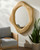 Island Retreat Large Woven Rattan Mirror on wall