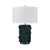 Larkin II Sea Inspired Green Glazed Table Lamp light off