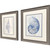Ocean Shell Echoes II Set of Two Coastal Art Pieces angle view