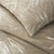 Golden Tan Palm Leaves King Size 3-Piece Duvet Set close up