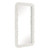 White Barnacle Clusters Large Rectangular Mirror angle view