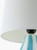 Turquoise Cabana Accent Table Lamp shade and base