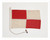 Uniform Signal Flag Shadowbox Art white frame image