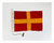 Romeo Signal Flag Shadowbox Art white frame