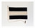 Juliett-J Signal Flag Shadowbox Art white frame
