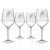 Sealife Jellyfish 19.5 oz. Wine Glasses- Set of 4
