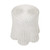 Bonnie White Rattan Scalloped Side Table