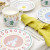 Maria Ceylon Yellow Linen Napkins - Set of Two  with summer by the sea dinnerware