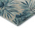 Belmar Coast Teal Palms Plush Area Rug corner