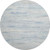 Sky Blue Coastal Currents Design Plush Area Rug round version