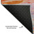 Coral Sunset Design Plush Area Rug backing