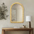 Destin Shores Arch Shaped Natural Rattan Framed Mirror room idea 1