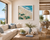 On the Shore Modern Beach Wall Art California Style Room Image
