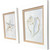 Serenity Shells II Art Pair angle view