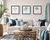 Sealife Whimsy Set of Three Art Prints room example